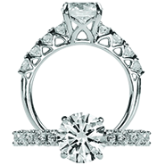 Ritani Bella Vita Engagement Ring Setting –  1R2711ER-$500 GIFT CARD INCLUDED WITH PURCHASE. Ritani Engagement Ring Setting 1R2711ER-$500 GIFT CARD INCLUDED WITH PURCHASE, Engagement Rings. Ritani. Hung Phat Diamonds & Jewelry