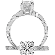 Ritani Bella Vita Engagement Ring Setting – 1R2731BR-$100 GIFT CARD INCLUDED WITH PURCHASE. Ritani Engagement Ring Setting 1R2731BR-$100 GIFT CARD INCLUDED WITH PURCHASE, Engagement Rings. Ritani. Hung Phat Diamonds & Jewelry