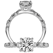 Ritani Bella Vita Engagement Ring Setting – 1R2732-$100 GIFT CARD INCLUDED WITH PURCHASE. Ritani Engagement Ring Setting 1R2732-$100 GIFT CARD INCLUDED WITH PURCHASE, Engagement Rings. Ritani. Hung Phat Diamonds & Jewelry