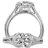 Ritani Bella Vita Engagement Ring Setting – 1R3140DR-$500 GIFT CARD INCLUDED WITH PURCHASE. Ritani Engagement Ring Setting 1R3140DR-$500 GIFT CARD INCLUDED WITH PURCHASE, Engagement Rings. Ritani. Hung Phat Diamonds & Jewelry