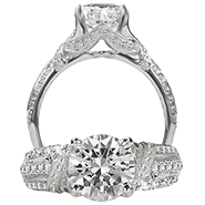 Ritani Bella Vita Engagement Ring Setting – 1R3148ER-$1000 GIFT CARD INCLUDED WITH PURCHASE. Ritani Engagement Ring Setting 1R3148ER-$1000 GIFT CARD INCLUDED WITH PURCHASE, Engagement Rings. Ritani. Hung Phat Diamonds & Jewelry