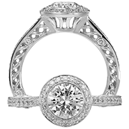 Ritani Bella Vita Engagement Ring Setting – 1R4182CRWG-$500 GIFT CARD INCLUDED WITH PURCHASE. Ritani Engagement Ring Setting 1R4182CRWG-$500 GIFT CARD INCLUDED WITH PURCHASE, Engagement Rings. Ritani. Hung Phat Diamonds & Jewelry