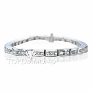 Diamond 18K White Gold Bracelet L1258. Diamond 18K White Gold Bracelet L1258, Diamond Bracelets. Bracelets. Top Diamonds & Jewelry