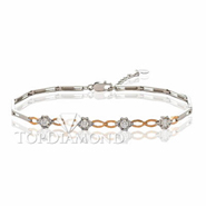 Diamond 18K White and Gold Bracelet L1749. Diamond 18K White and Gold Bracelet L1749, Diamond Bracelets. Bracelets. Top Diamonds & Jewelry