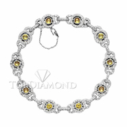 18K White Gold Diamond and Sapphire Bracelet L0185E. 18K White Gold 2.06ct diamond and Sapphire Bracelet L0185E, Gemstones Bracelets. Bracelets. Top Diamonds & Jewelry