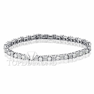 Diamond 18K White Gold Bracelet L0039. Diamond 18K White Bracelet L0039, Bracelets. Collection. Top Diamonds & Jewelry