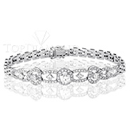 Diamond 18K White Gold Bracelet L1481. Diamond 18K White Bracelet L1481, Diamond Bracelets. Bracelets. Top Diamonds & Jewelry