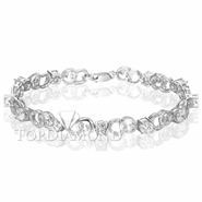 Diamond 18K White Gold Bracelet Setting L1793. Diamond 18K White Gold Bracelet Setting L1793, Diamond Bracelets. Bracelets. Top Diamonds & Jewelry