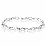 Diamond 18K White Gold Bracelet L1744. Diamond 18K White Gold Bracelet L1744, Diamond Bracelets. Bracelets. Top Diamonds & Jewelry