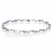 Diamond 18K White Gold Bracelet L1733. Diamond 18K White Gold Bracelet L1733, Diamond Bracelets. Bracelets. Top Diamonds & Jewelry