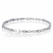 Diamond 18K White Gold Bracelet Setting L1735. Diamond 18K White Gold Bracelet Setting L1735, Diamond Bracelets. Bracelets. Top Diamonds & Jewelry