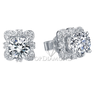 Diamond Stud Earrings Style Setting E1352. Diamond Stud Earrings Style Setting E1352, Diamond Earrings. Earrings. Top  Diamonds & Jewelry