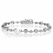 Diamond Tennis Bracelet in 18K White Gold Style L1800. Diamond Tennis Bracelet in 18K White Gold Style L1800, Tennis Bracelets. Bracelets. Top Diamonds & Jewelry