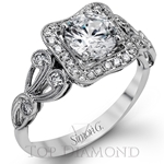 Simon G Engagement Ring Setting TR549-$300 GIFT CARD INCLUDED WITH PURCHASE. 