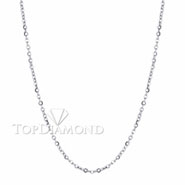 18K White Gold Chain C1618. 18K White Gold Chain C1618, Chains. Necklaces & Pendants. Top Diamonds & Jewelry