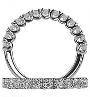 Ritani Women Wedding Band 22712ER. 