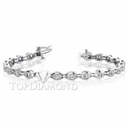 Diamond 18K White Gold Bracelet L1263. Diamond 18K White Gold Bracelet L1263, Diamond Bracelets. Bracelets. Top Diamonds & Jewelry