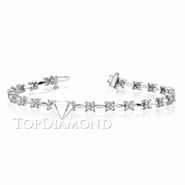 Diamond 18K White Gold Bracelet L1264. Diamond 18K White Gold Bracelet L1264, Diamond Bracelets. Bracelets. Top Diamonds & Jewelry