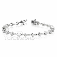 Diamond 18K White Gold Bracelet L1267. Diamond 18K White Gold Bracelet L1267, Diamond Bracelets. Bracelets. Top Diamonds & Jewelry