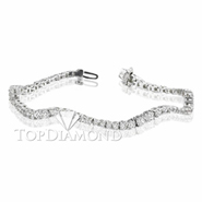 Diamond 18K White Gold Bracelet L1295. Diamond 18K White Bracelet L1295, Diamond Bracelets. Bracelets. Top Diamonds & Jewelry