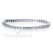 Diamond Tennis Bracelet in 18K White Gold L1371. Diamond Tennis Bracelet in Platinum and 18K White Gold L1371, Tennis Bracelets. Bracelets. Top Diamonds & Jewelry