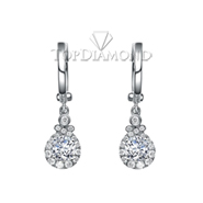 Diamond Dangling Earrings Setting E2259A. Diamond Dangling Earrings Setting E2259, Dangle Earrings. Earrings. Top Diamonds & Jewelry