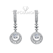 Diamond Dangling Earrings Setting E2260A. Diamond Dangling Earrings Setting E2260, Dangle Earrings. Earrings. Top Diamonds & Jewelry