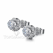 Diamond Stud Earrings Setting E2255A. Diamond Stud Earrings Setting E2255, Diamond Earrings. Earrings. Top Diamonds & Jewelry