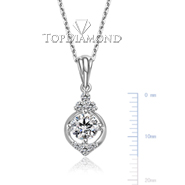 18K White Gold Diamond Pendant Setting P2572. 18K White Gold Diamond Pendant Setting P2572, Diamond Pendants. Necklaces & Pendants. Top Diamonds & Jewelry