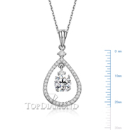 18K White Gold Diamond Pendant Setting P2580. 18K White Gold Diamond Pendant Setting P2580, Diamond Pendants. Necklaces & Pendants. Top Diamonds & Jewelry