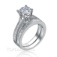 Diamond Engagement Set Mounting Style BD2751. Prong Diamond Engagement Ring Setting BD2751, Matching Sets. Engagement Ring Settings. Top Diamonds & Jewelry