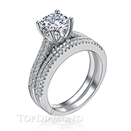 Diamond Engagement Set Mounting Style BD2753. Prong Diamond Engagement Ring Setting BD2753, Matching Sets. Engagement Ring Settings. Top Diamonds & Jewelry
