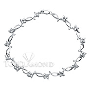 Diamond 18K White Gold Bracelet HPBL0129. Diamond 18K White Gold Bracelet HPBL0129, Diamond Bracelets. Bracelets. Top Diamonds & Jewelry