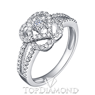 18K White Gold Diamond Ring R2238. 