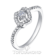 18K White Gold Diamond Ring R2239. 