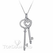 18K White Gold Diamond Pendant P1398. 18K White Gold Diamond Pendant P1398, Diamond Pendants. Necklaces & Pendants. Top Diamonds & Jewelry