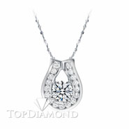 18K, 14K White Gold, or Platinum Diamond Pendant Setting P0579. 18K White Gold Diamond Pendant Setting P0597, Diamond Pendants. Necklaces & Pendants. Top Diamonds & Jewelry