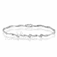 Diamond 18K White Gold Bracelet L1769. Diamond 18K White Bracelet L1769, Diamond Bracelets. Bracelets. Top Diamonds & Jewelry