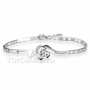 Diamond 18K White Gold Bracelet L1770. Diamond 18K White Gold Bracelet L1770, Diamond Bracelets. Bracelets. Top Diamonds & Jewelry