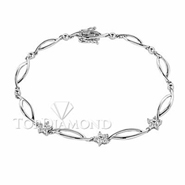 Diamond 18K White Gold Bracelet L1437. Diamond 18K White Bracelet L1437, Diamond Bracelets. Bracelets. Top Diamonds & Jewelry