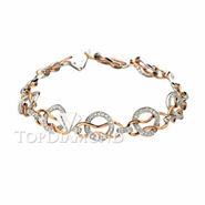 Diamond 18K White and Gold Bracelet L1440. Diamond 18K White and Gold Bracelet L1440, Diamond Bracelets. Bracelets. Top Diamonds & Jewelry