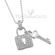 18K White Gold Fashion Pendant P2252. 18K White Gold Fashion Pendant P2252, Fashion Pendants. Necklaces & Pendants. Top Diamonds & Jewelry