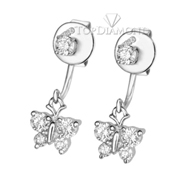 Diamond Dangling Earrings E1964. Diamond Dangling Earrings E1964, Dangle Earrings. Earrings. Top Diamonds & Jewelry
