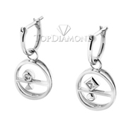 Diamond Dangling Earrings E1968. Diamond Dangling Earrings E1968, Dangle Earrings. Earrings. Top Diamonds & Jewelry