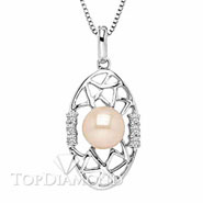 Pearl & Diamond Pendant P2059. Pearl & Diamond Pendant P2059, Pearl Pendants. Necklaces & Pendants. Top Diamonds & Jewelry