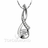 18K, 14K White Gold, or Platinum Diamond Pendant Setting P1210. 18K White Gold Diamond Pendant Setting P1210, Diamond Pendants. Necklaces & Pendants. Top Diamonds & Jewelry