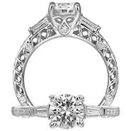 Ritani Bella Vita Engagement Ring Setting – 1R4186CTBRWG-$500 GIFT CARD INCLUDED WITH PURCHASE. Ritani Engagement Ring Setting 1R4186CTBRWG-$500 GIFT CARD INCLUDED WITH PURCHASE, Engagement Rings. Ritani. Hung Phat Diamonds & Jewelry