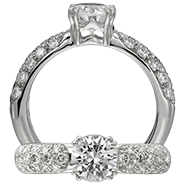 Ritani Bella Vita Engagement Ring Setting – 1R1022BR-$300 GIFT CARD INCLUDED WITH PURCHASE. Ritani Engagement Ring Setting 1R1022BR-$300 GIFT CARD INCLUDED WITH PURCHASE, Engagement Rings. Ritani. Hung Phat Diamonds & Jewelry